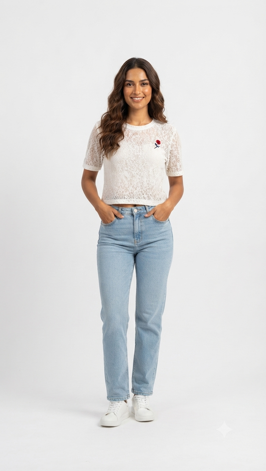 The Rose Dot Tee