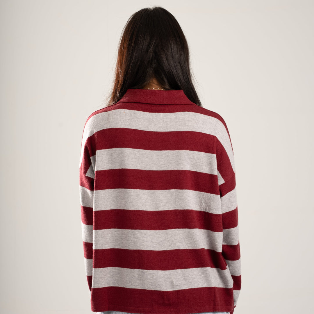 Bold Line Polo-Knit