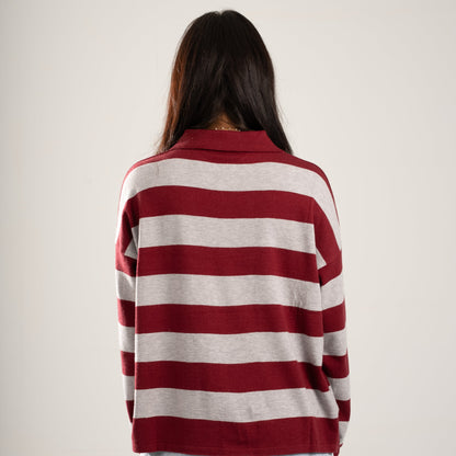 Bold Line Polo-Knit