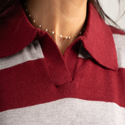 Bold Line Polo-Knit