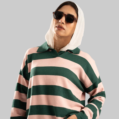 Bold Line Polo-Knit