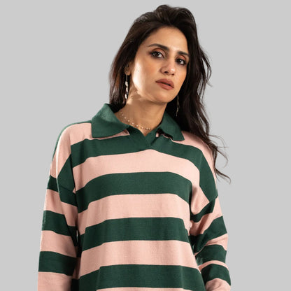 Bold Line Polo-Knit