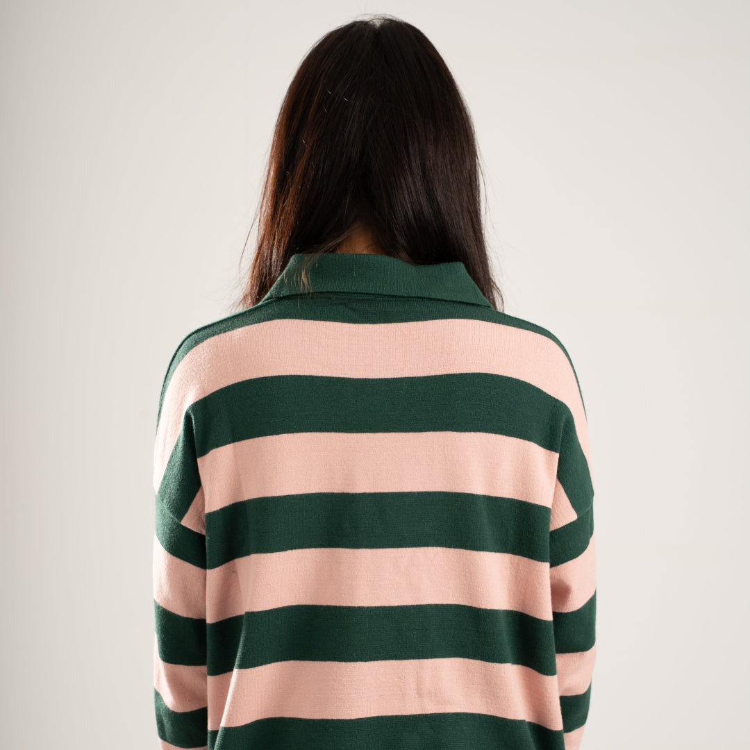 Bold Line Polo-Knit