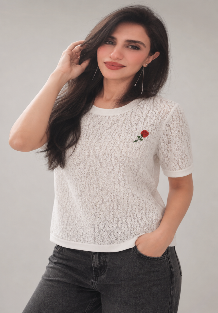 The Rose Dot Tee